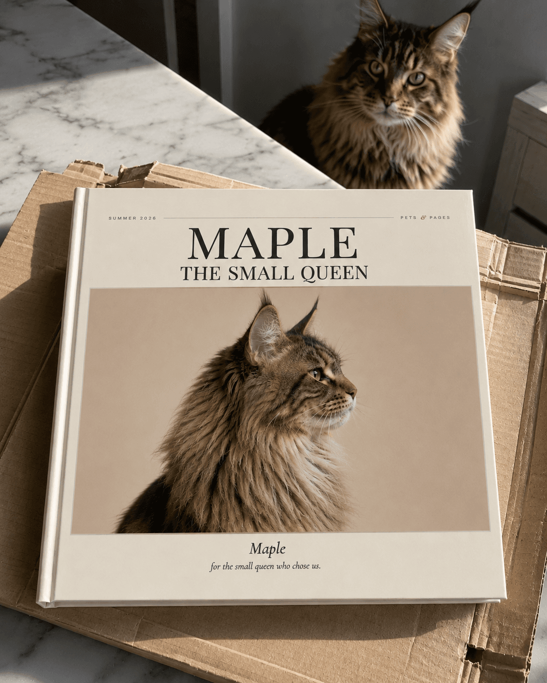 Customer photo of Maple's book