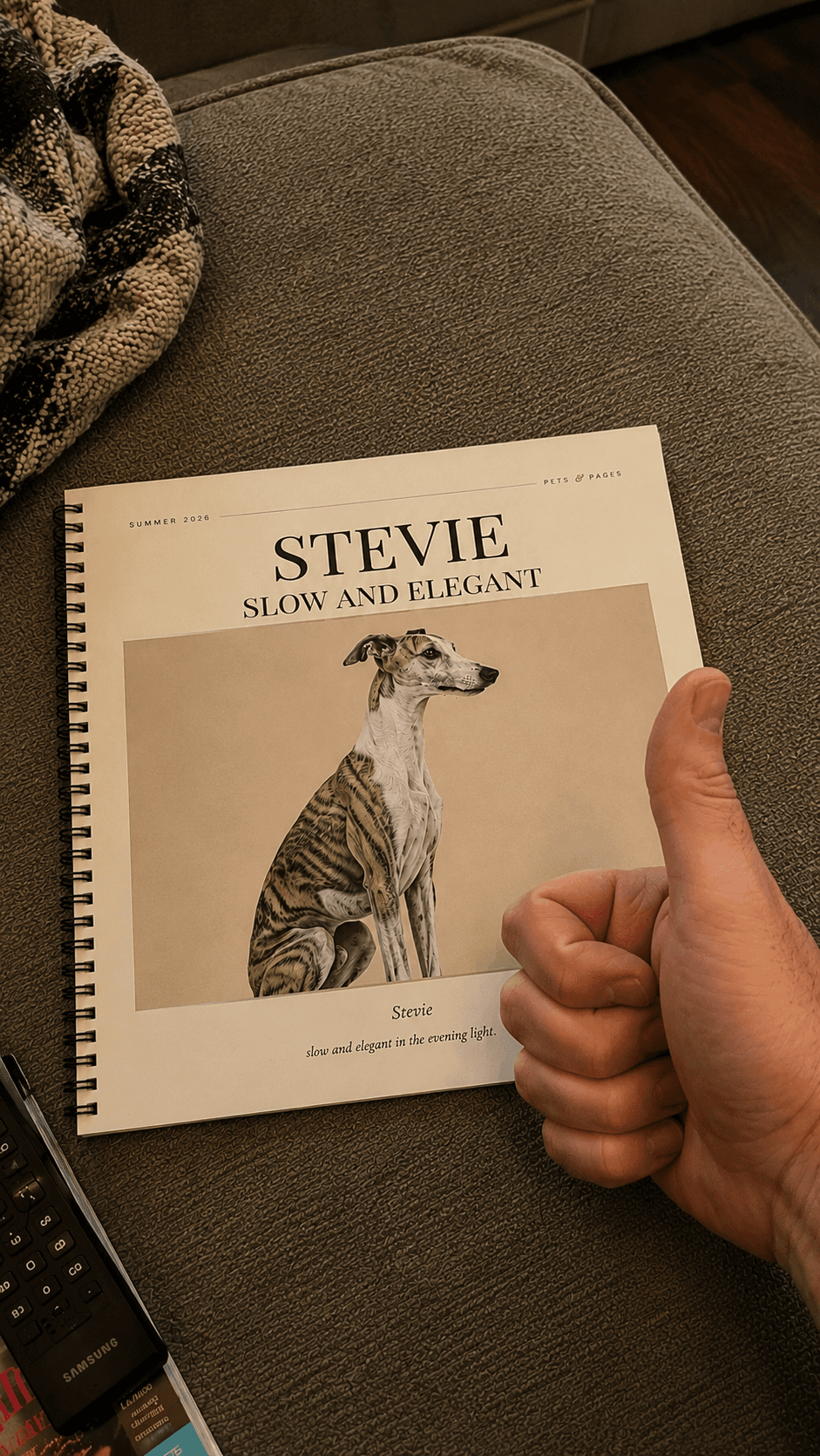 Customer photo of Stevie's book