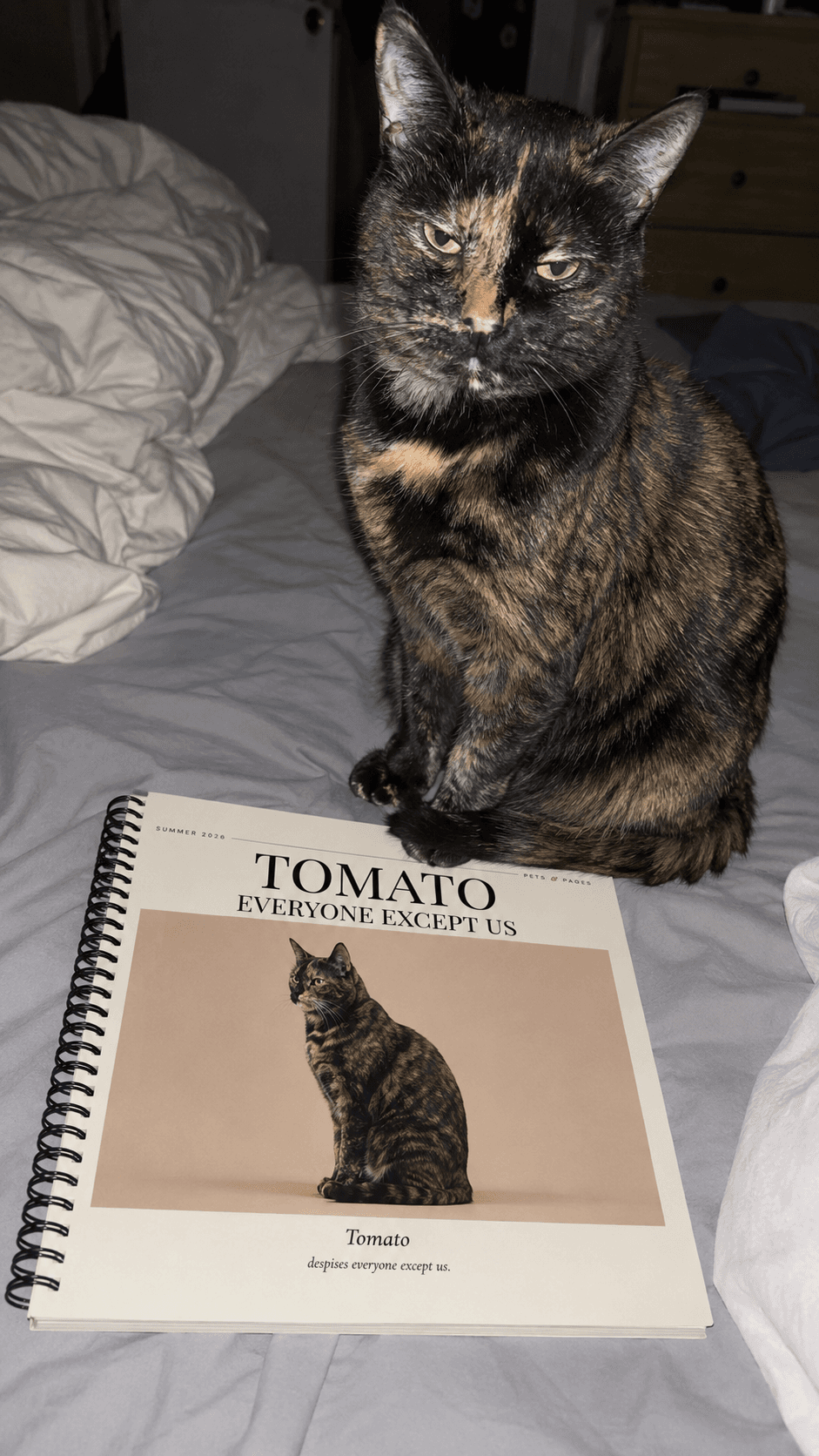 Customer photo of Tomato's book