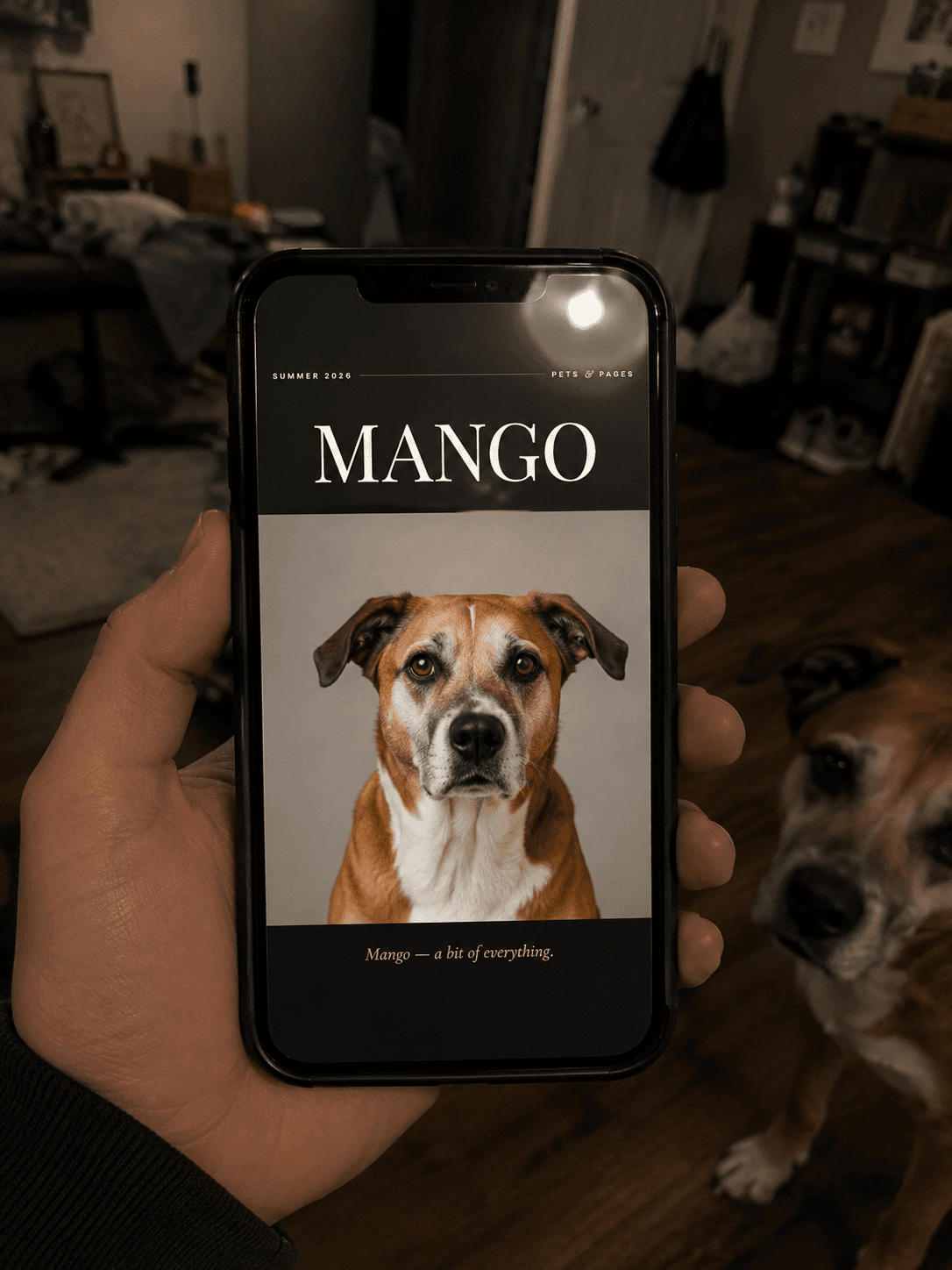 Customer photo of Mango's book